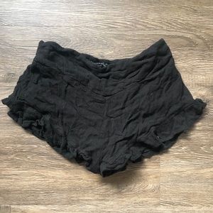 Brandy Melville Black Flowy Shorts